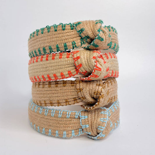 Woven Rattan Knot Headbands