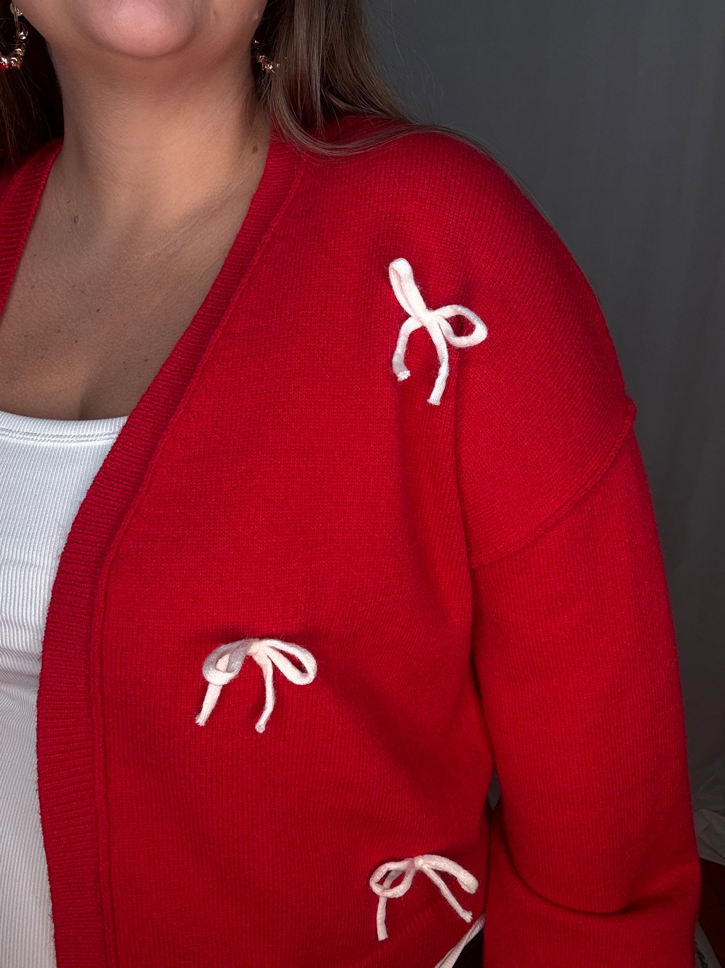 Holly Bow Cardigan