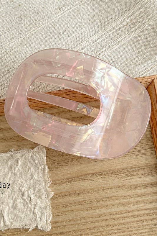 Flat Oval Claw Clips