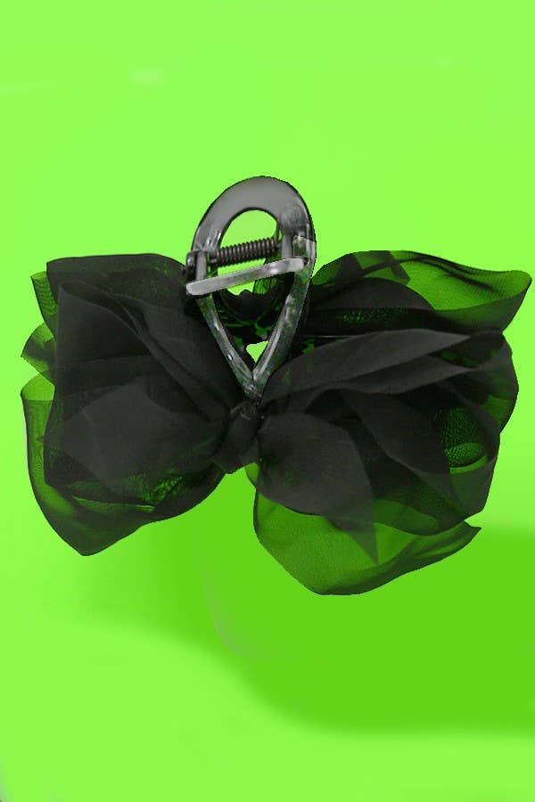 Sheer Bow Claw Clips