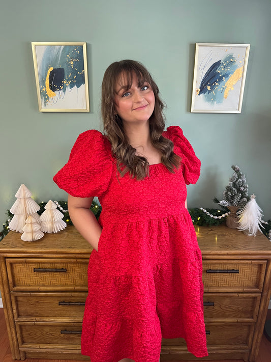 Ruby Puff Dress