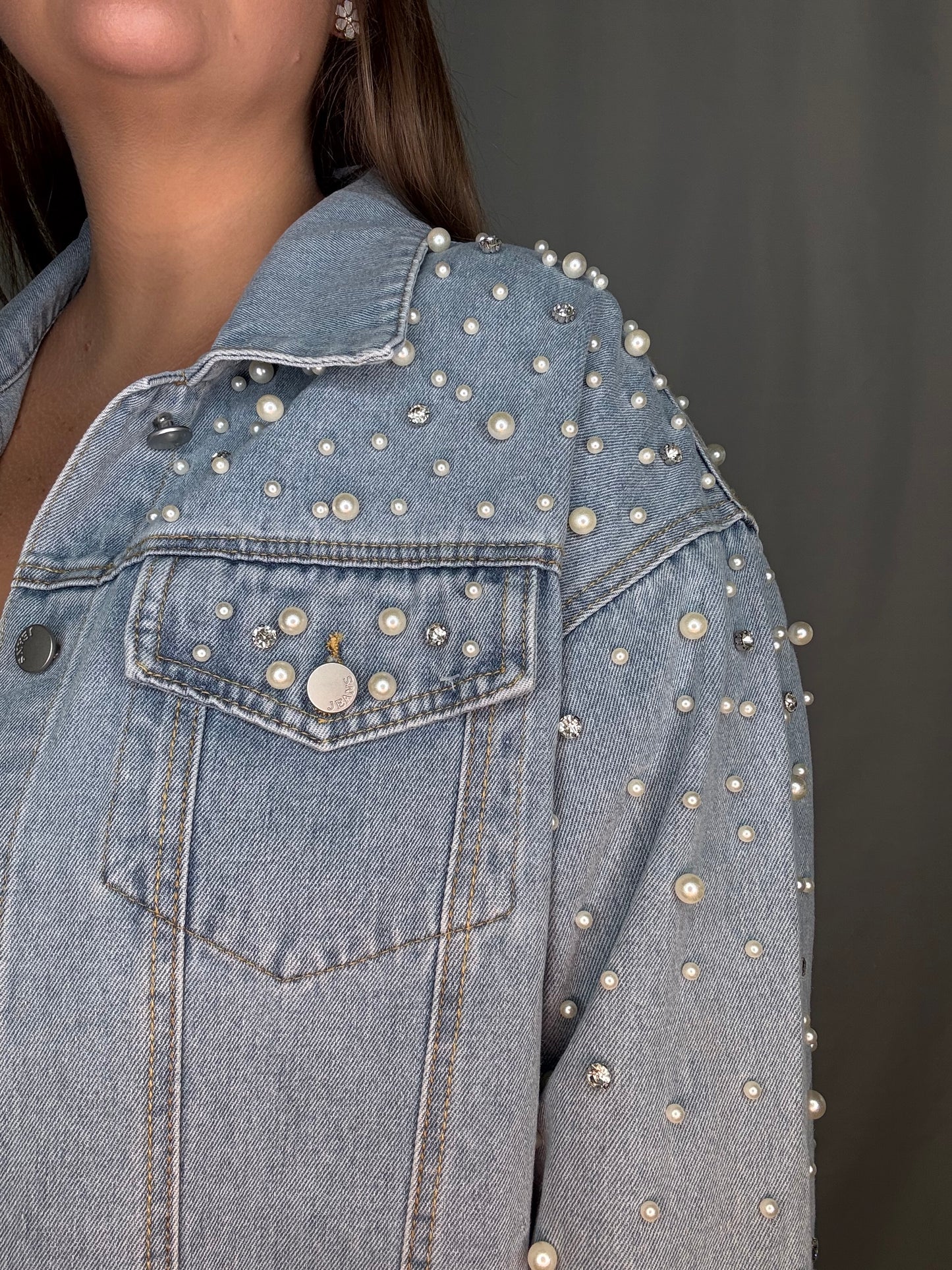 Bedazzle Me Denim Jacket