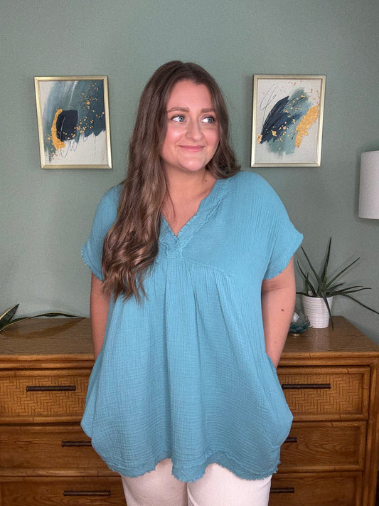 ONE LEFT SIZE 2X - Go With the Flow Top