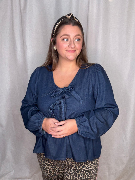 Darling Denim Top