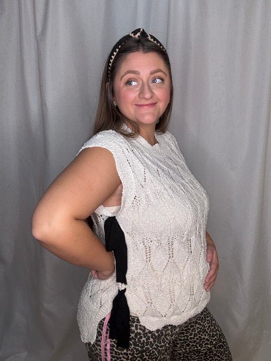 Ribbon Romance Knit Top