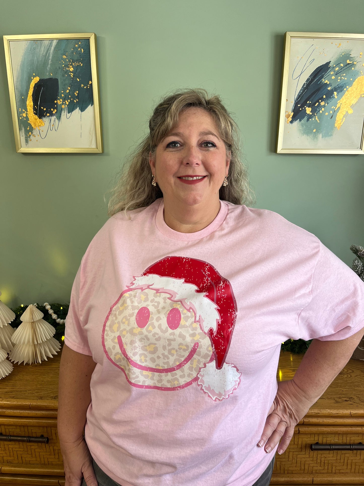 Smiley Santa Tee