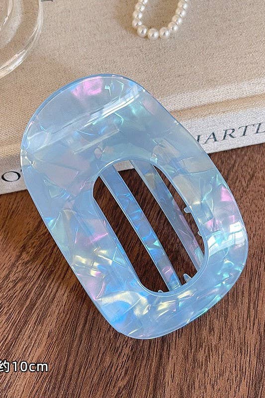 Flat Oval Claw Clips