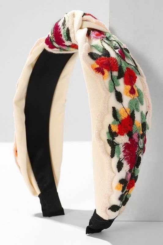Red Floral Headband