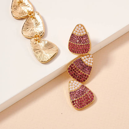 Candy Corn Dangle Earrings