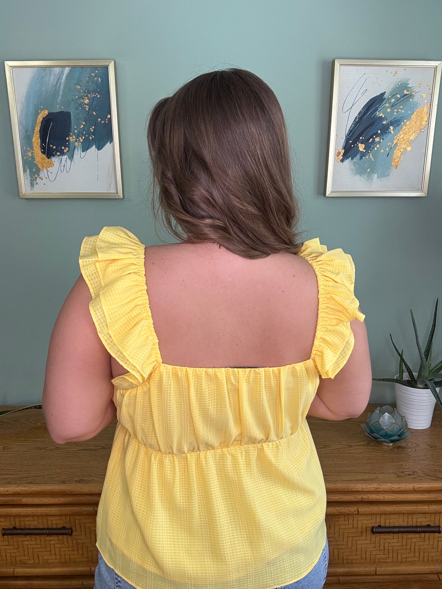 ONE LEFT SIZE L - Ray of Sunshine Top