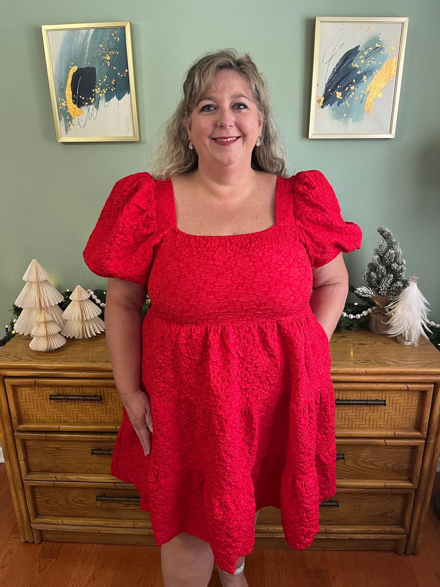 Ruby Puff Dress