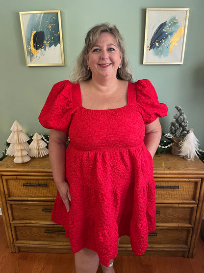 Ruby Puff Dress