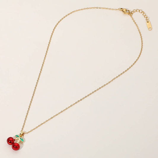 Cherry Pendant Necklace