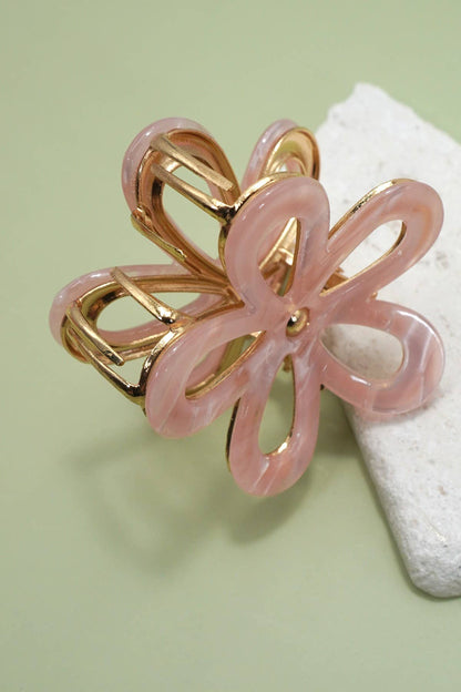 Flower Claw Clips