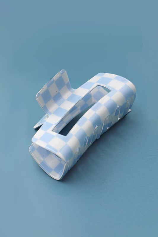 Jumbo Checker Claw Clips