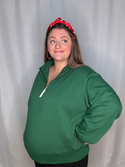 Noel Pullover - Red & Green