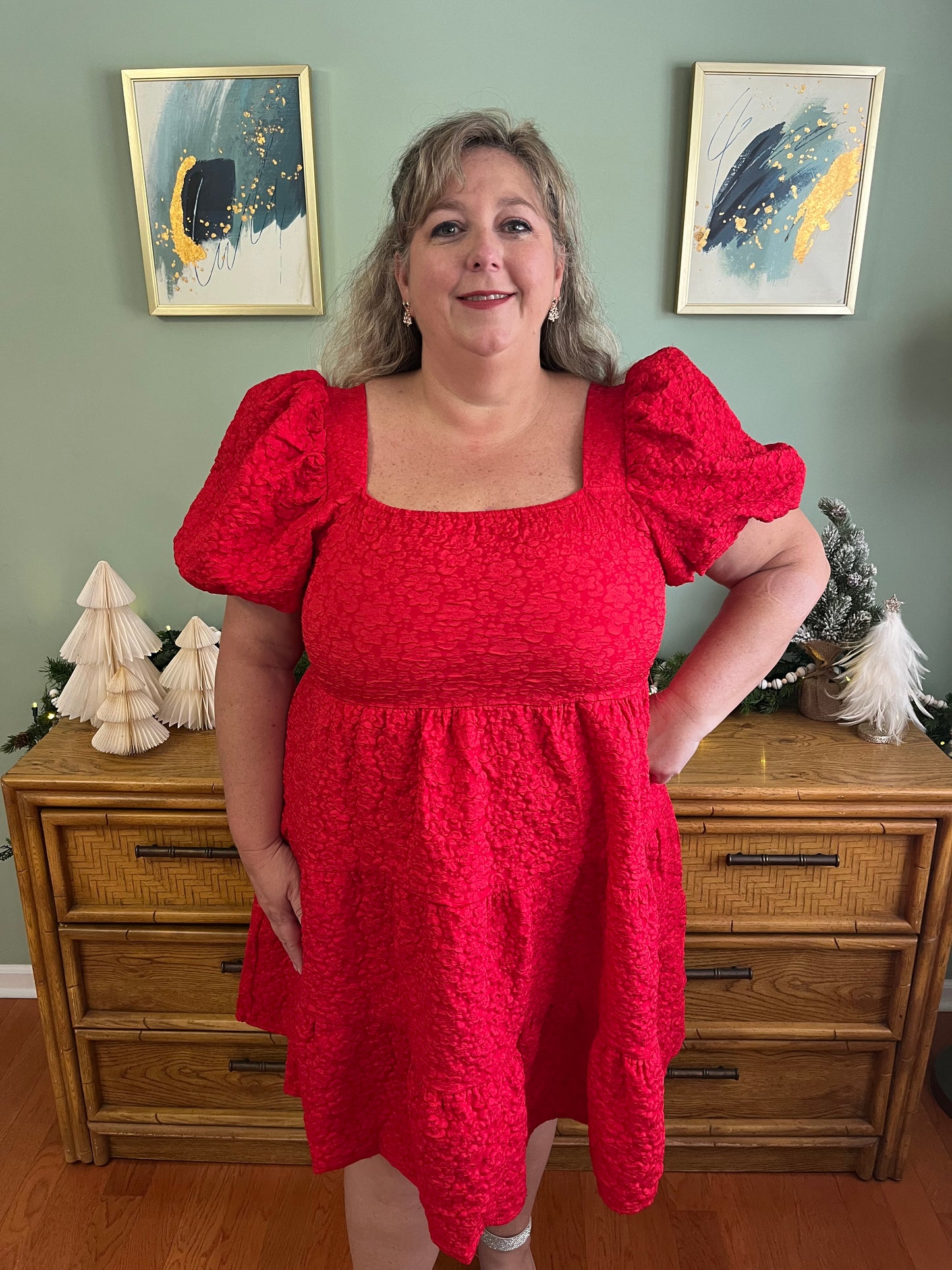 Ruby Puff Dress