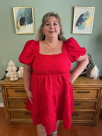 Ruby Puff Dress