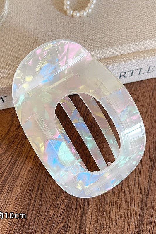 Flat Oval Claw Clips