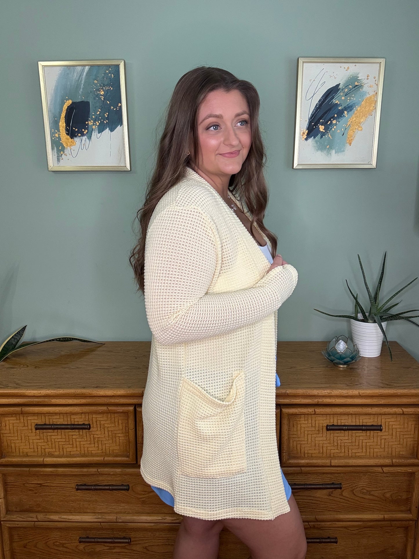 Lola Everyday Cardigan - Butter Yellow