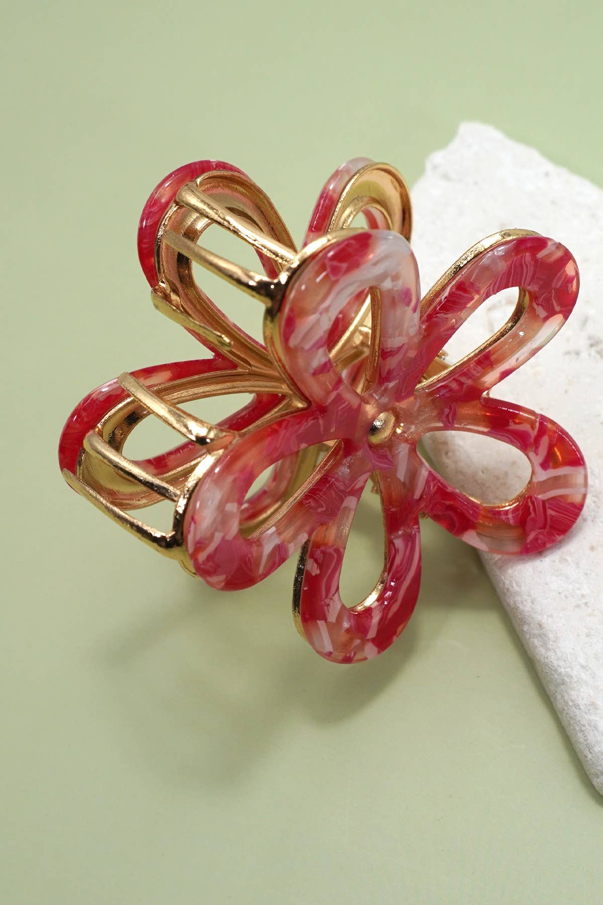 Flower Claw Clips