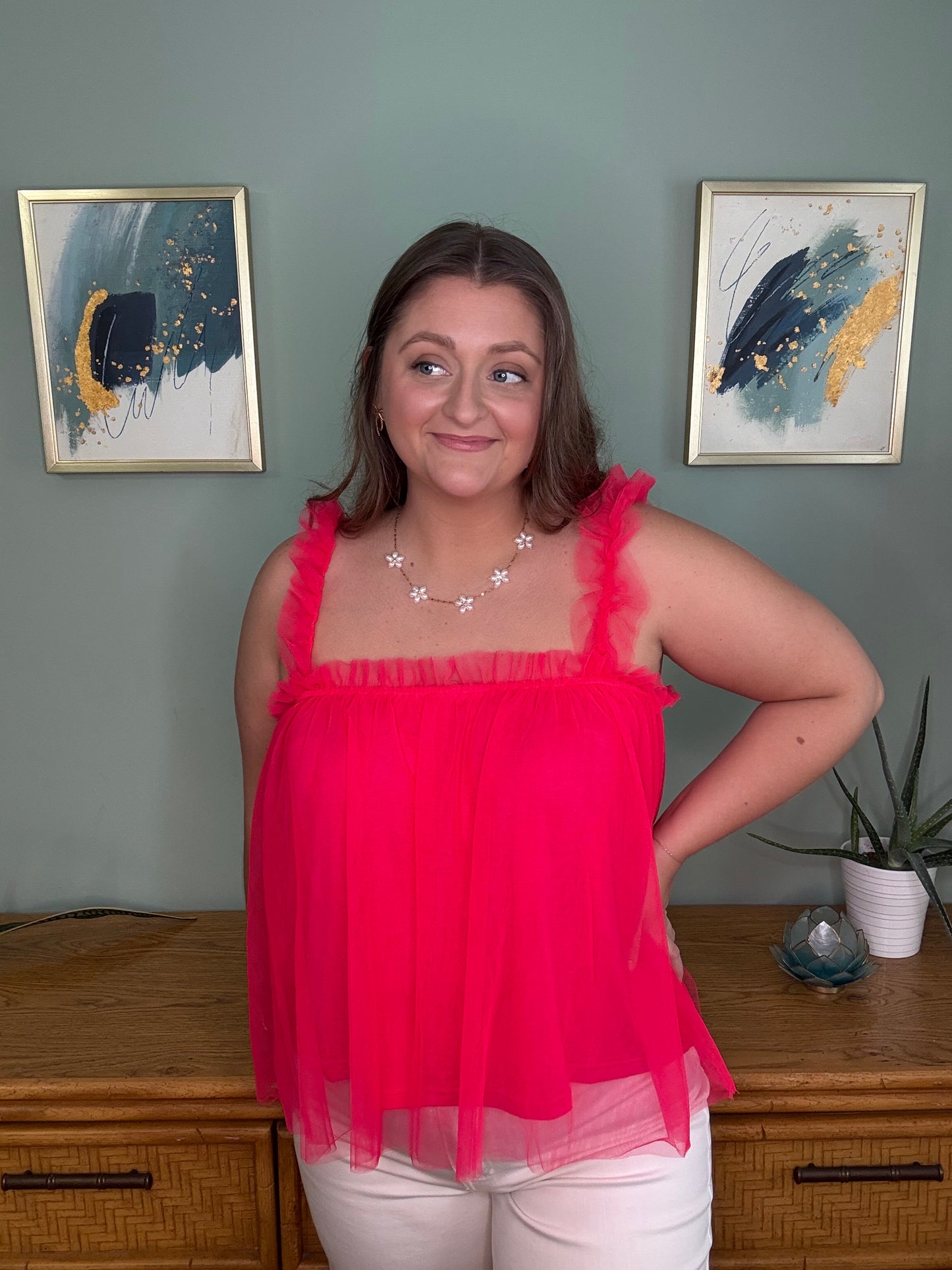 Hot Tulle Summer Top