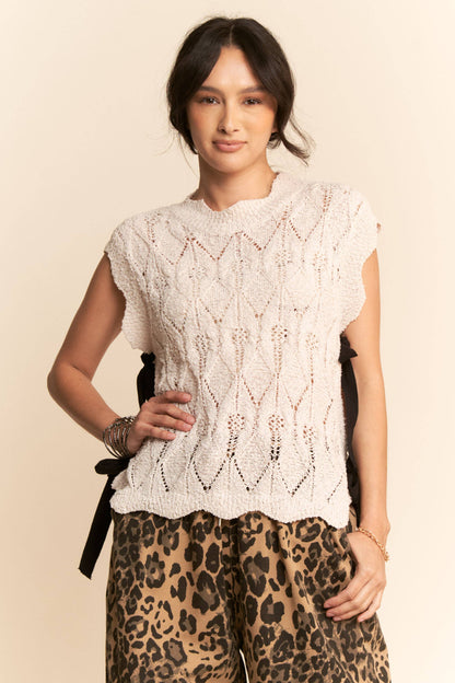Ribbon Romance Knit Top