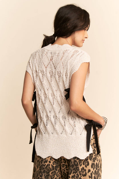 Ribbon Romance Knit Top
