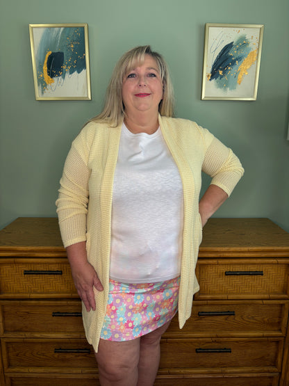 Lola Everyday Cardigan - Butter Yellow