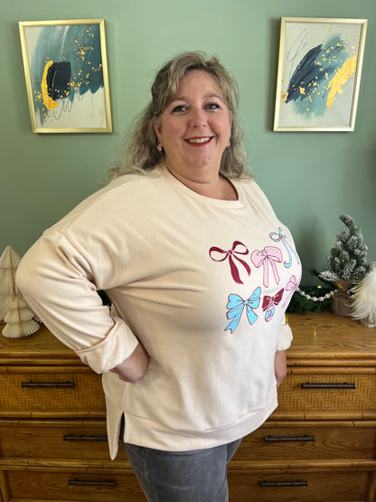 Christmas Bows Sweatshirt