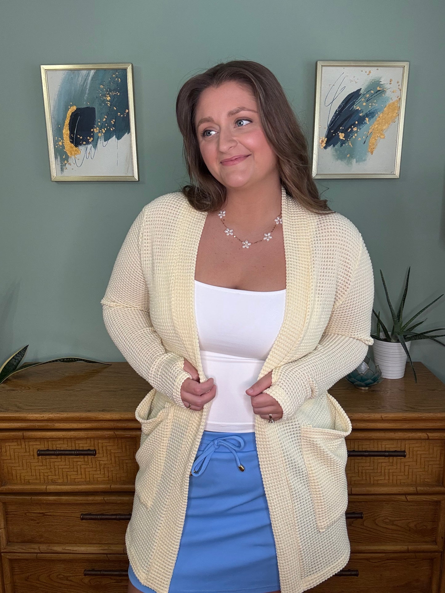 Lola Everyday Cardigan - Butter Yellow