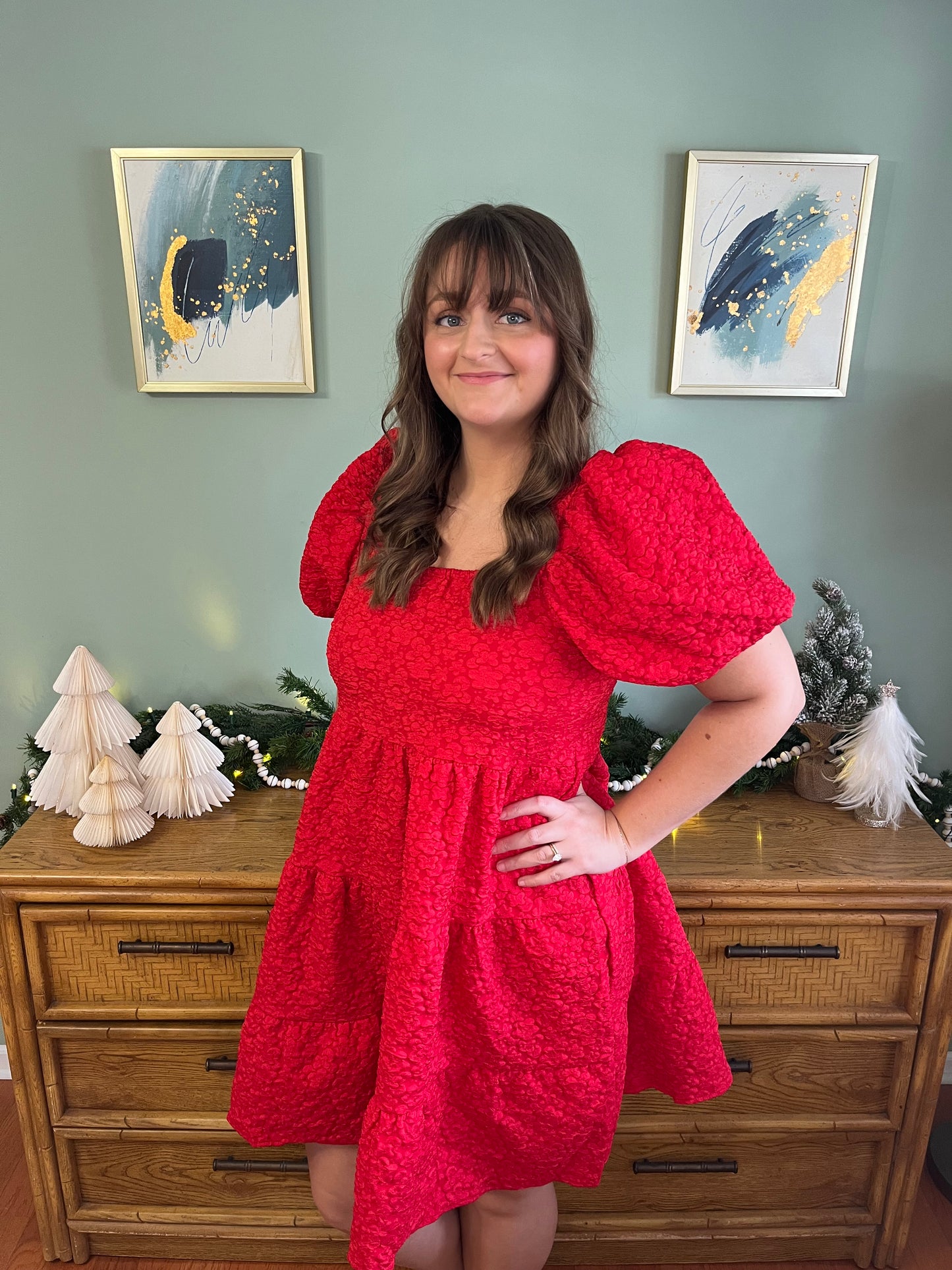 Ruby Puff Dress