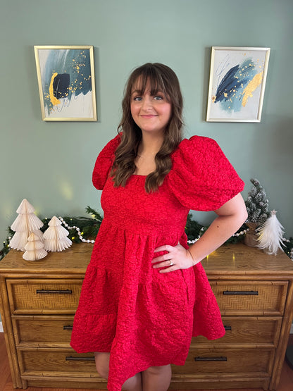 Ruby Puff Dress