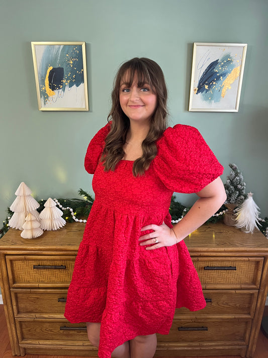Ruby Puff Dress
