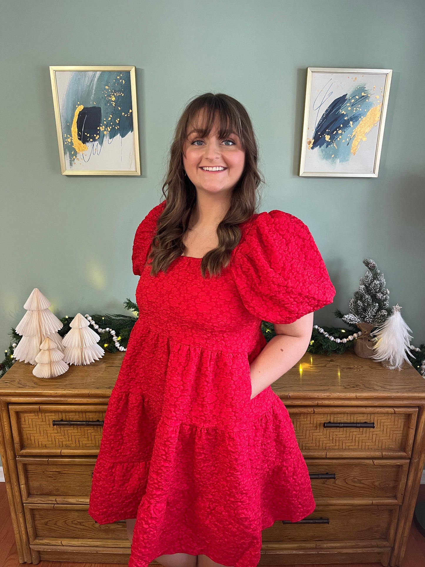 Ruby Puff Dress