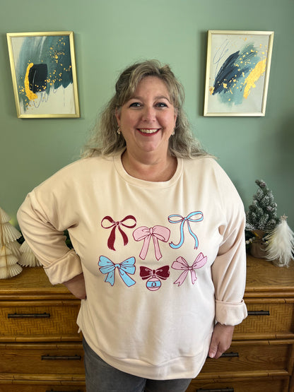 Christmas Bows Sweatshirt