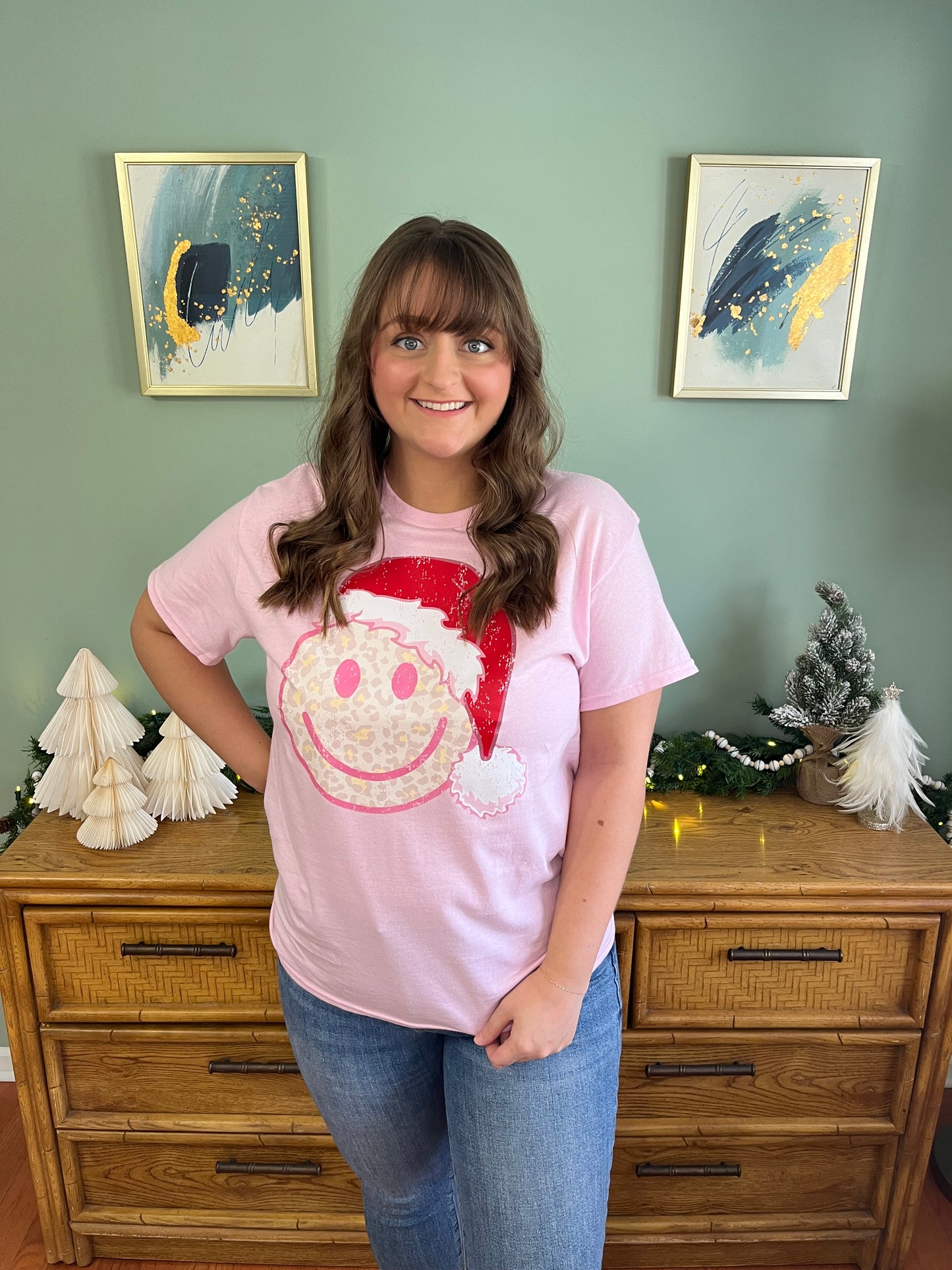 Smiley Santa Tee