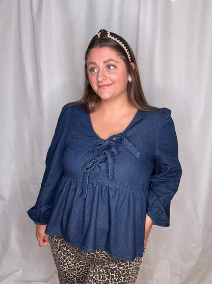 Darling Denim Top