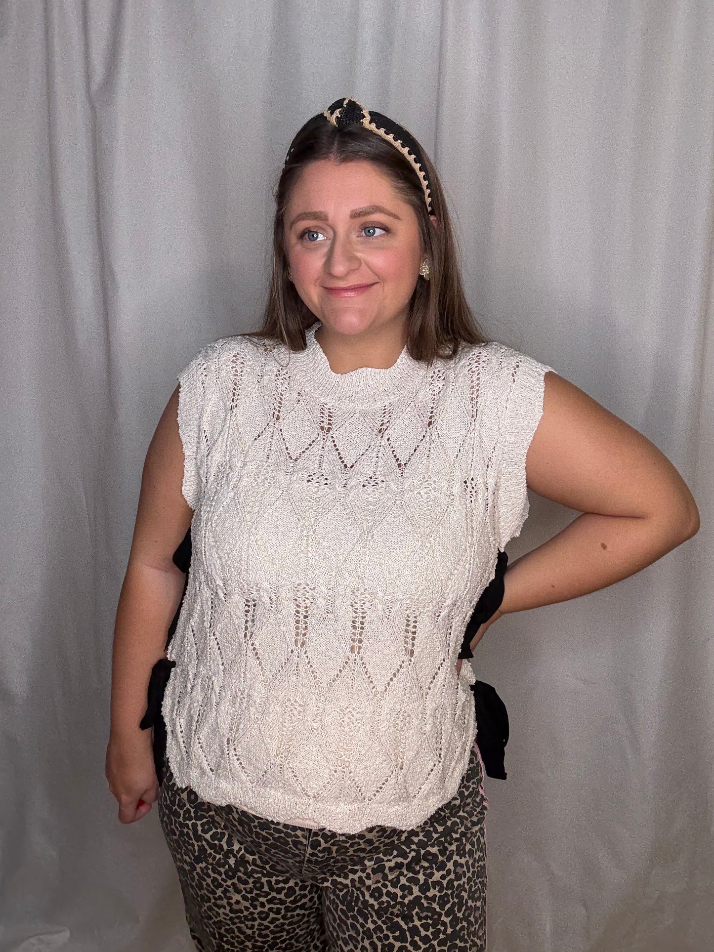 Ribbon Romance Knit Top
