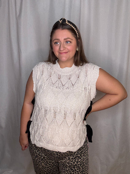 Ribbon Romance Knit Top
