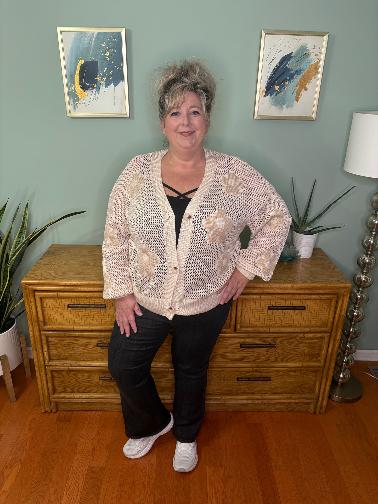 Charcoal Denim Flare Leggings