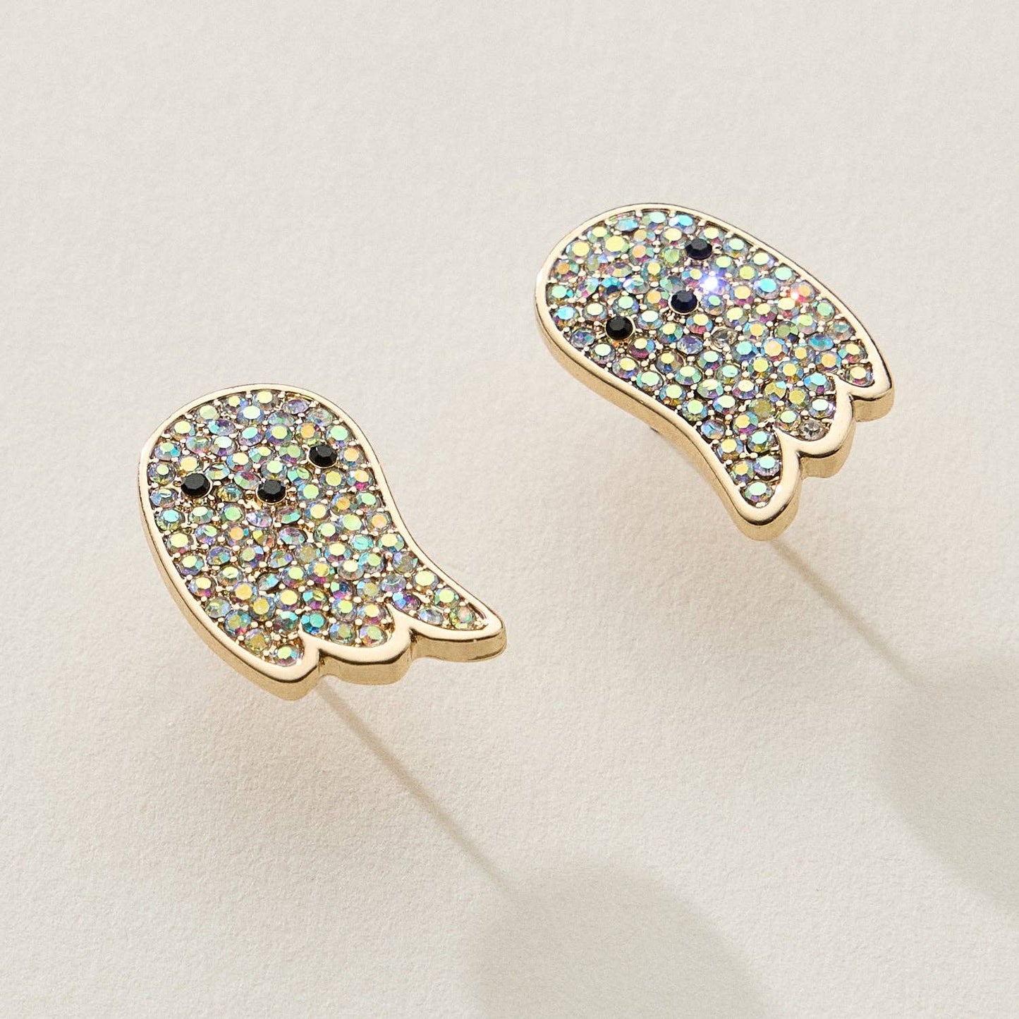 Rhinestone Ghost Stud Earrings