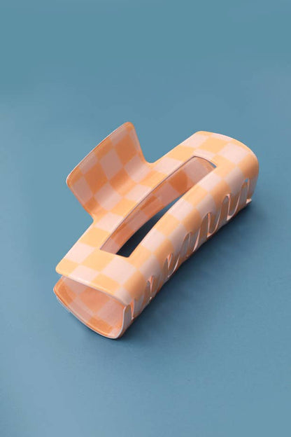 Jumbo Checker Claw Clips