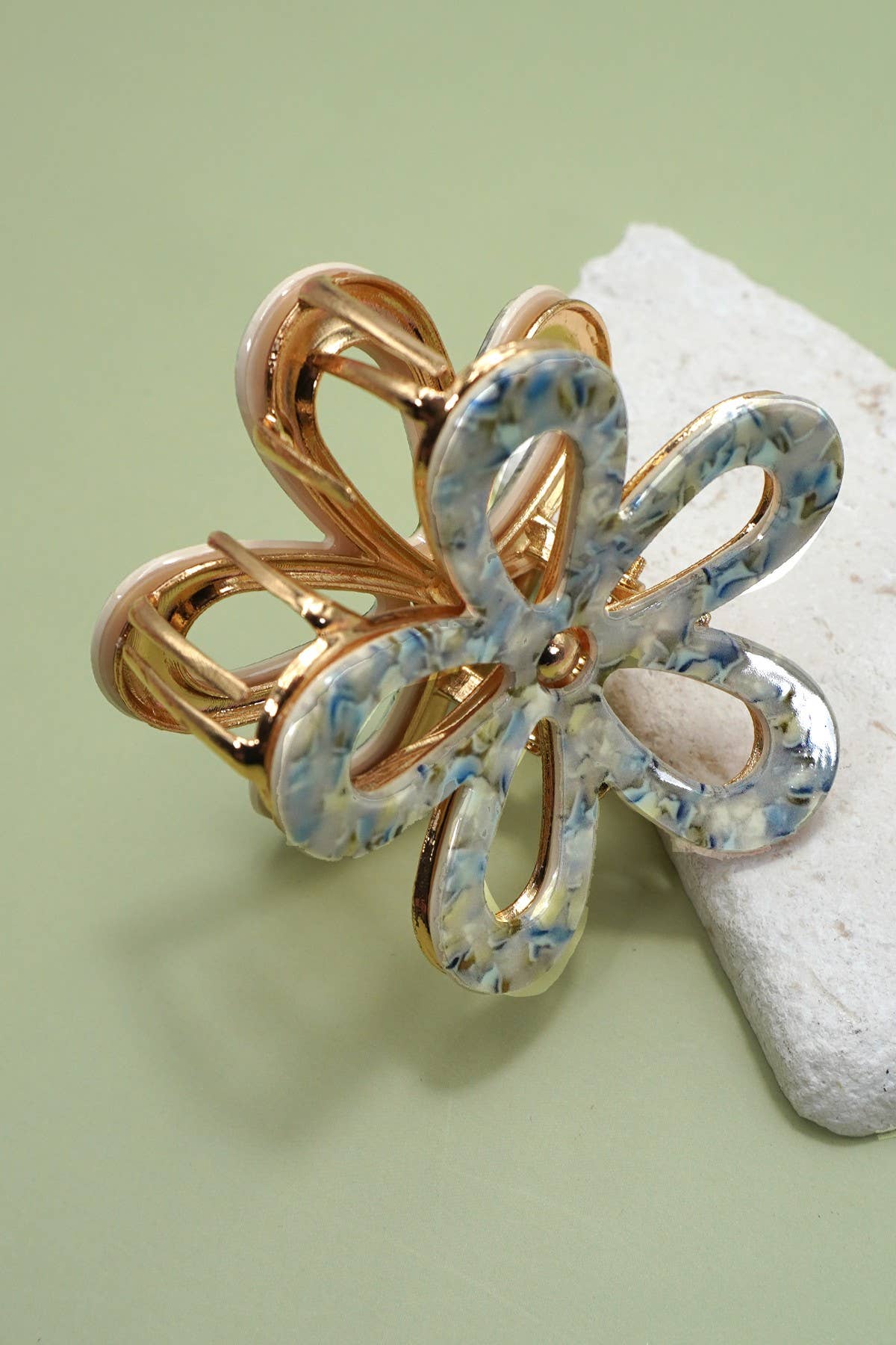 Flower Claw Clips
