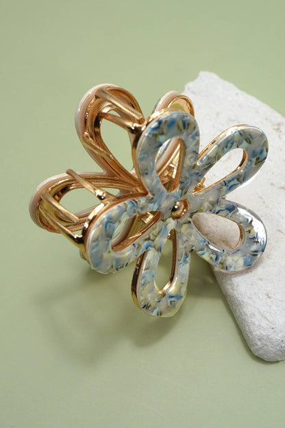 Flower Claw Clips
