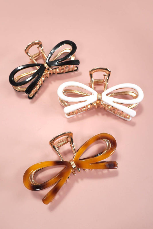 Large Bow Claw Clips