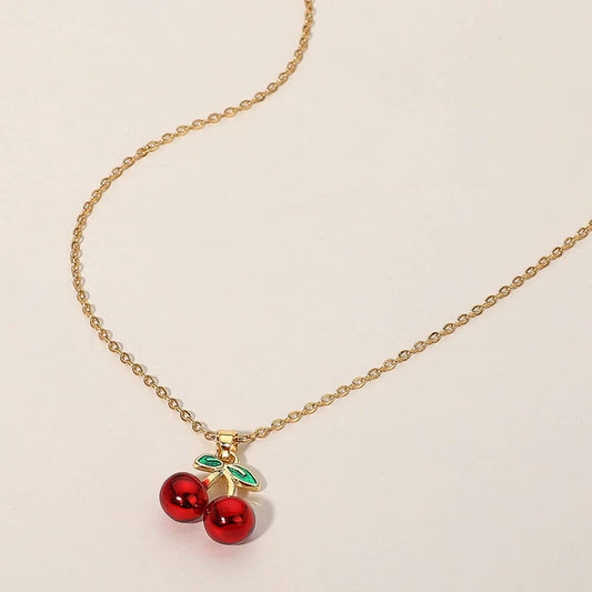 Cherry Pendant Necklace