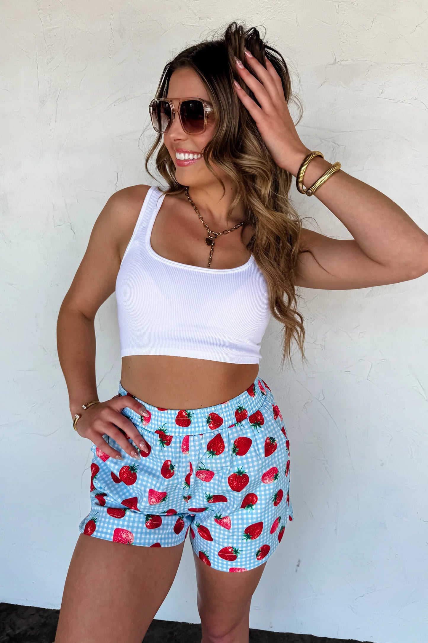 Strawberry Cotton Shorts